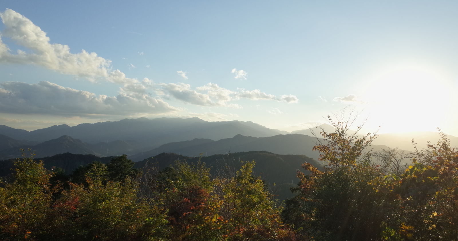 Mountain side view