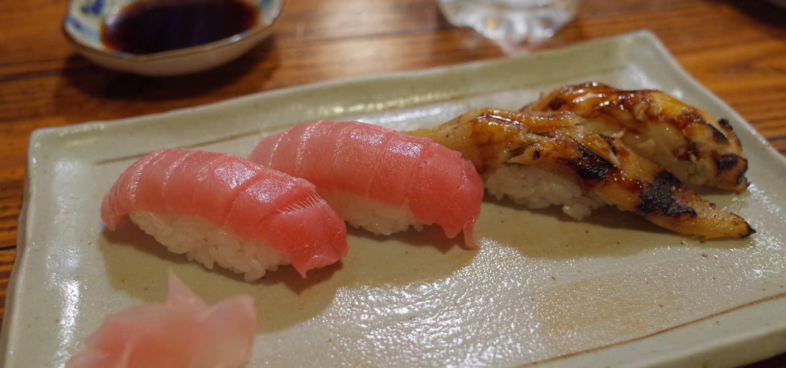 Fatty tuna nigiri